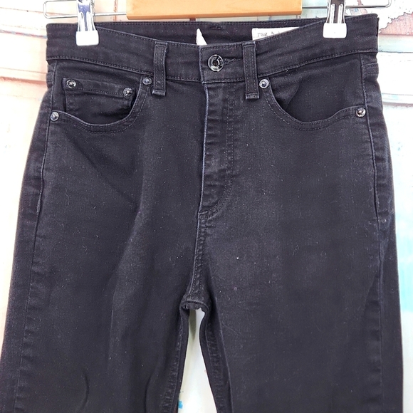 Rag‎ & Bone Nina High Rise Skinny Jeans in black - Picture 3 of 8